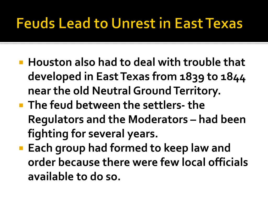 houston also had to deal with trouble that