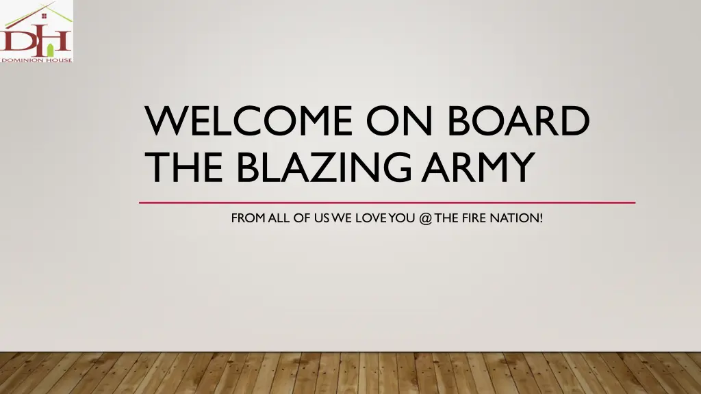 welcome on board the blazing army