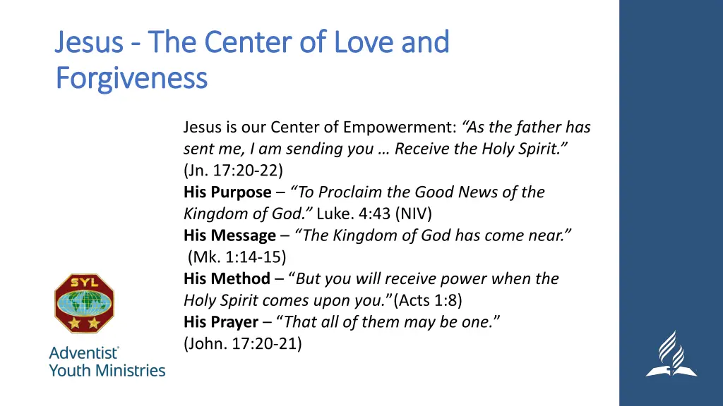 jesus jesus the center of love and the center