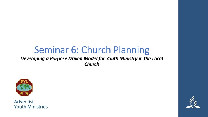 seminar 6 church planning seminar 6 church