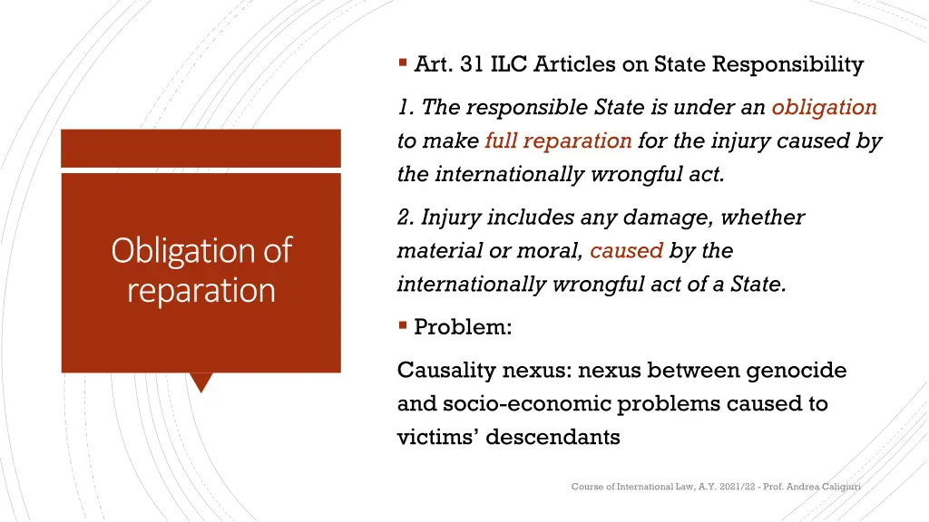 art 31 ilc articles on state responsibility