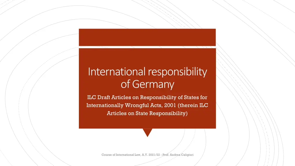 international responsibility of germany