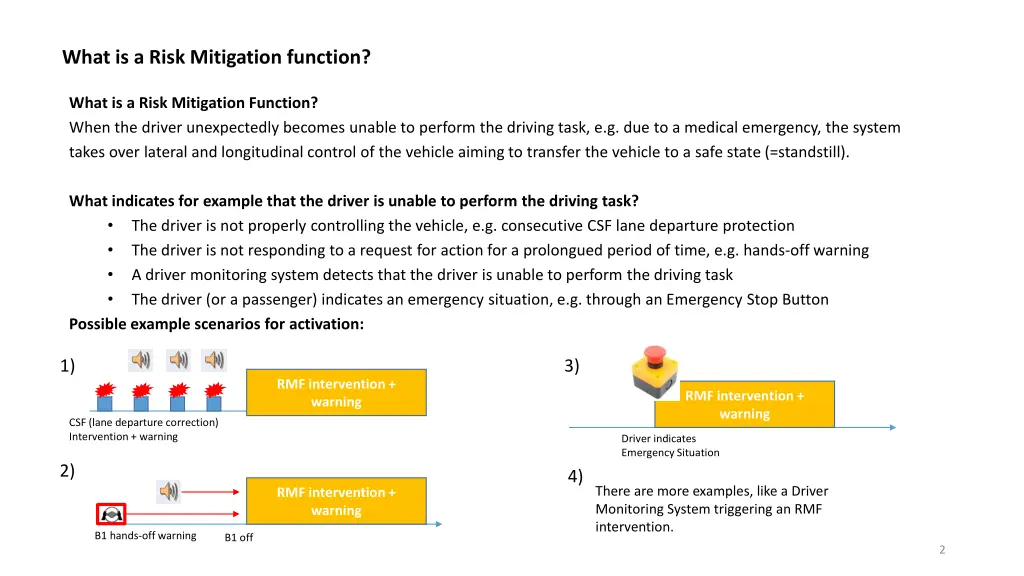 what is a risk mitigation function