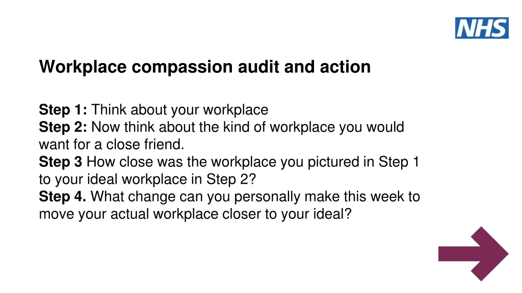 workplace compassion audit and action