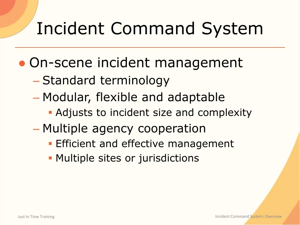 incident command system 1