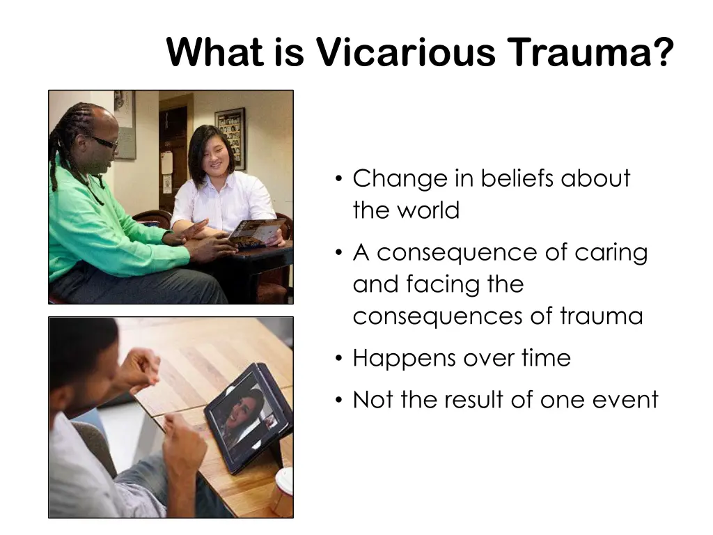 what is vicarious trauma