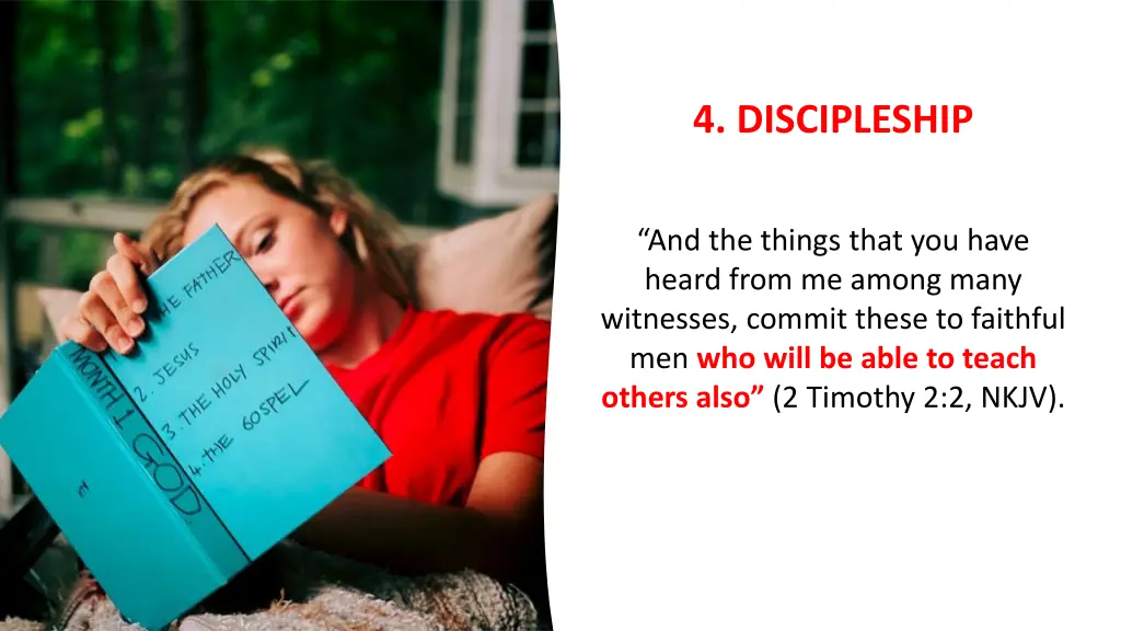 4 discipleship