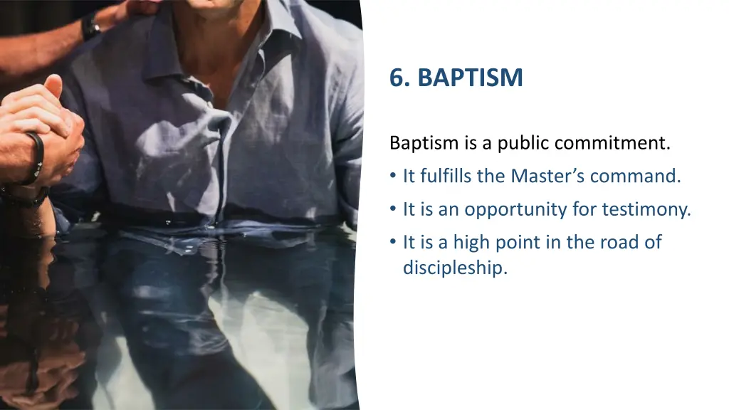 6 baptism