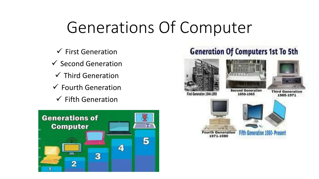 generations of computer