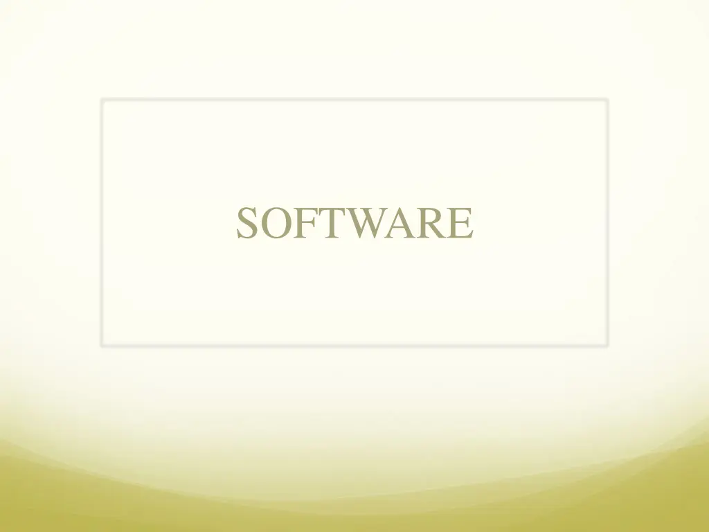 software