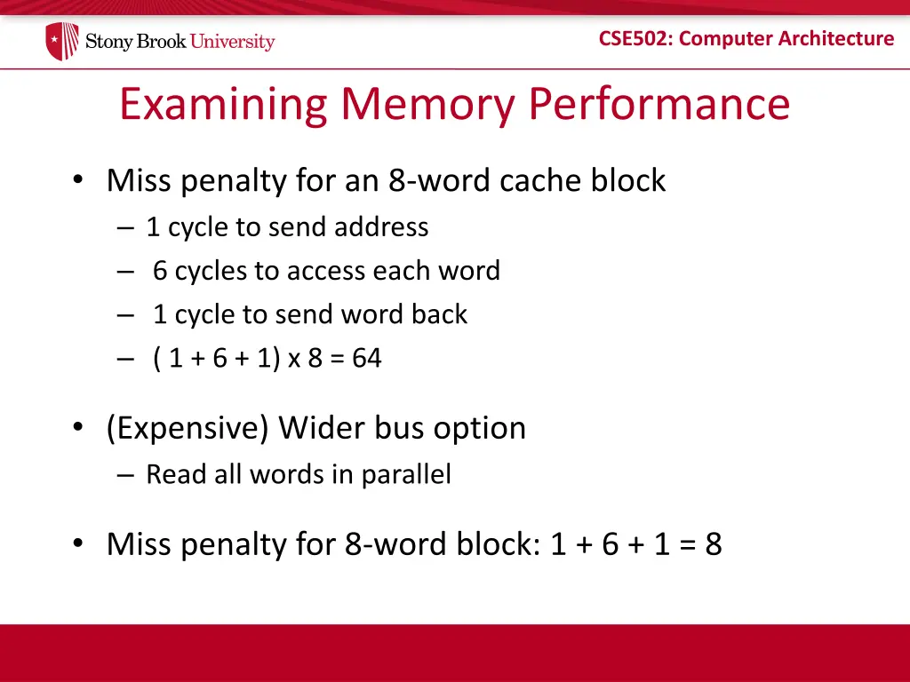 cse502 computer architecture 19