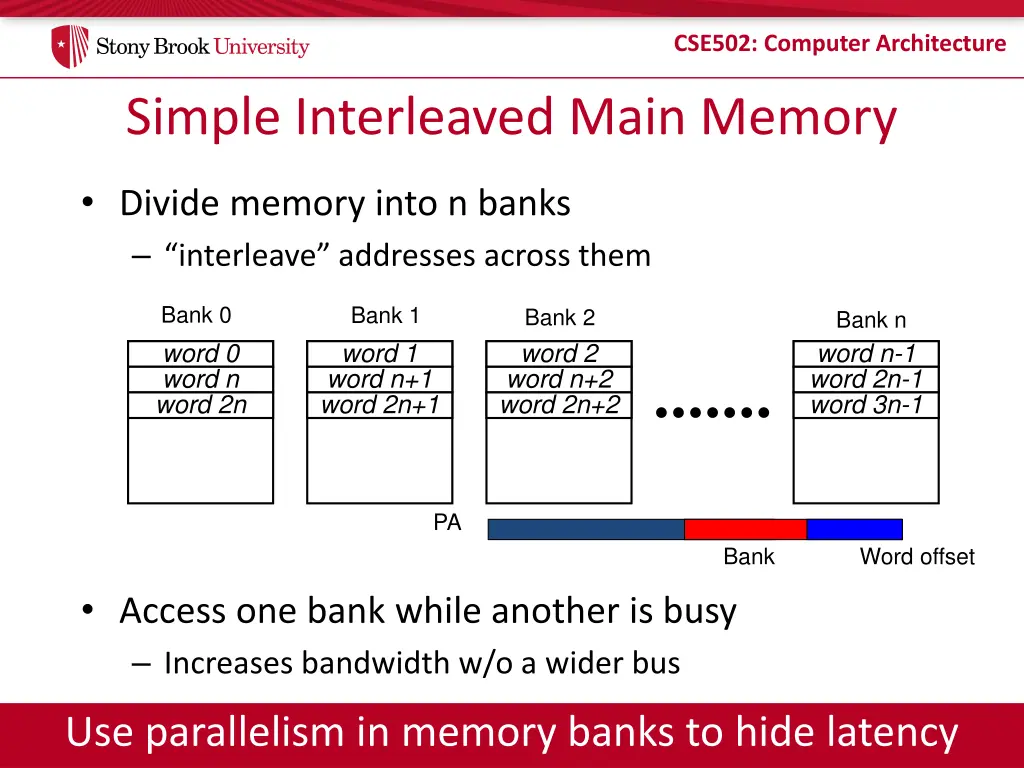 cse502 computer architecture 20