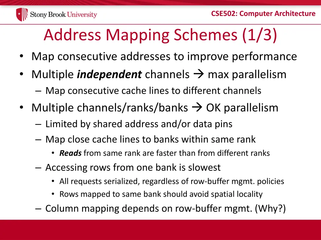 cse502 computer architecture 23