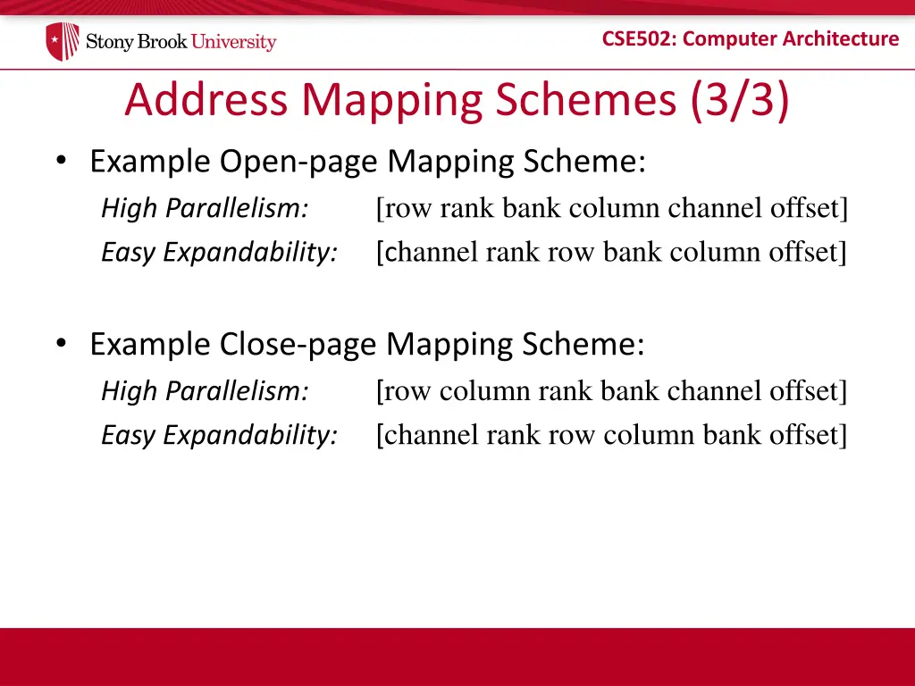 cse502 computer architecture 25