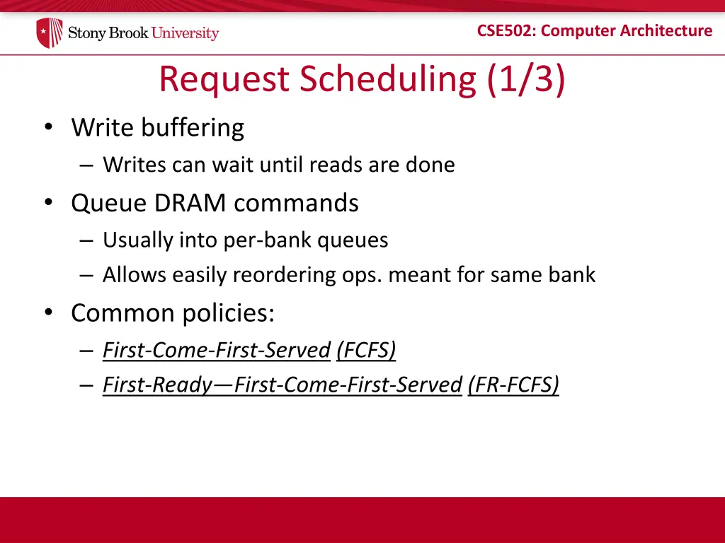 cse502 computer architecture 32