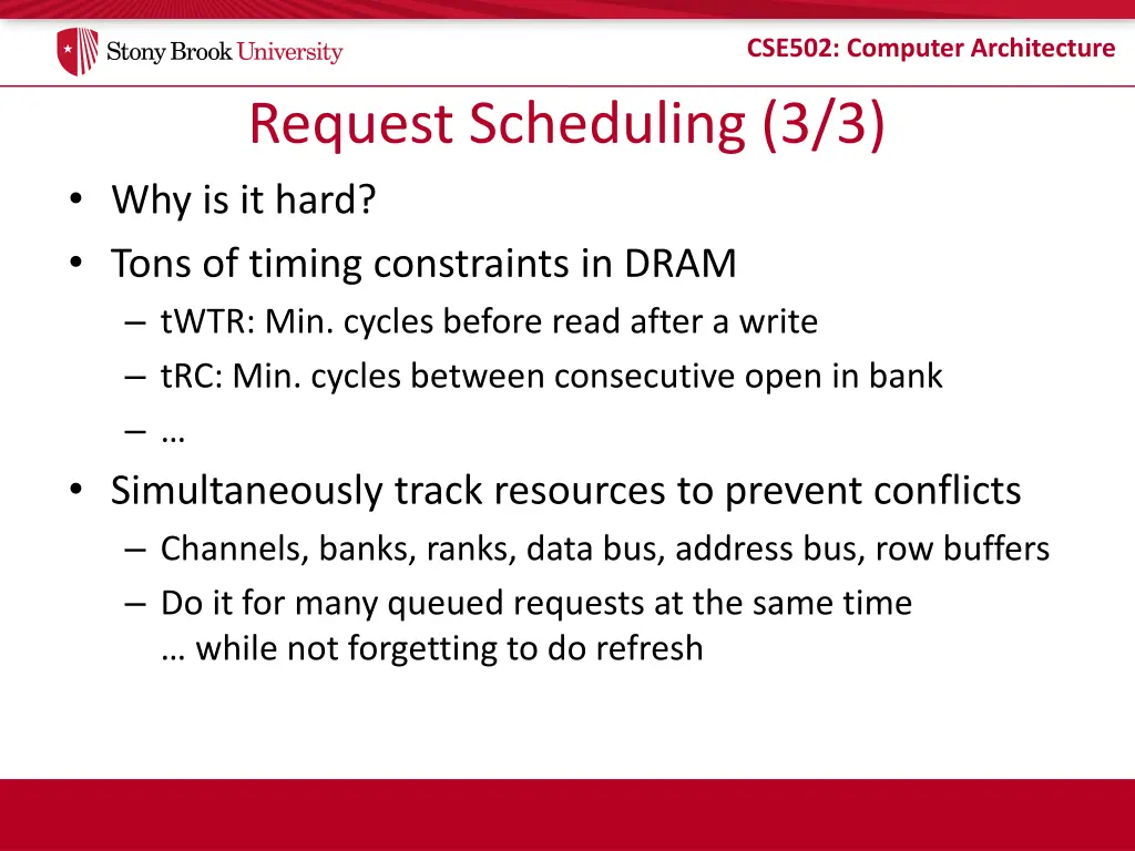 cse502 computer architecture 34