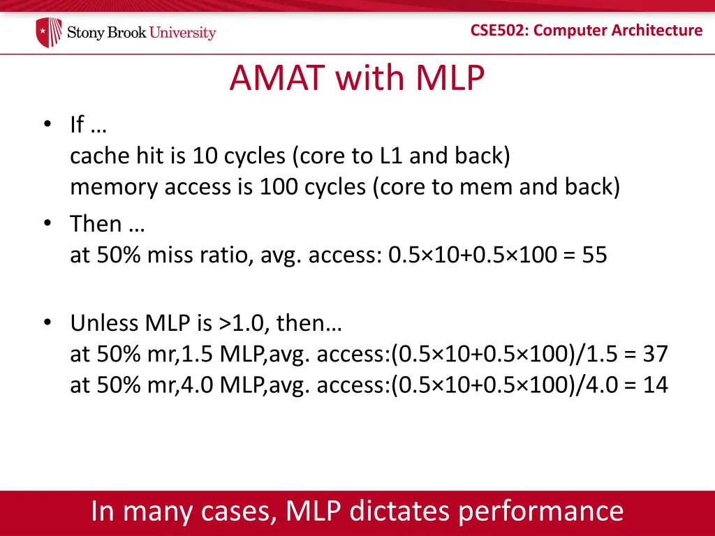 cse502 computer architecture 36