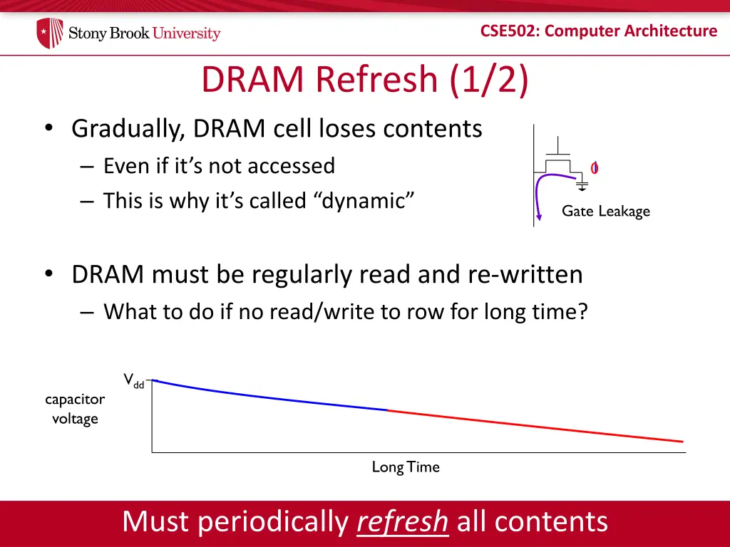 cse502 computer architecture 7