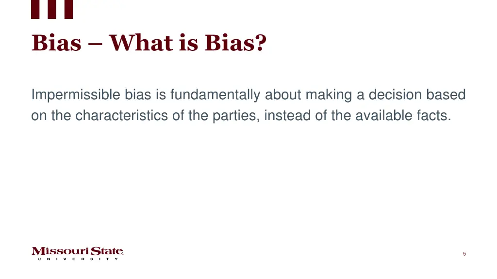 bias what is bias 1