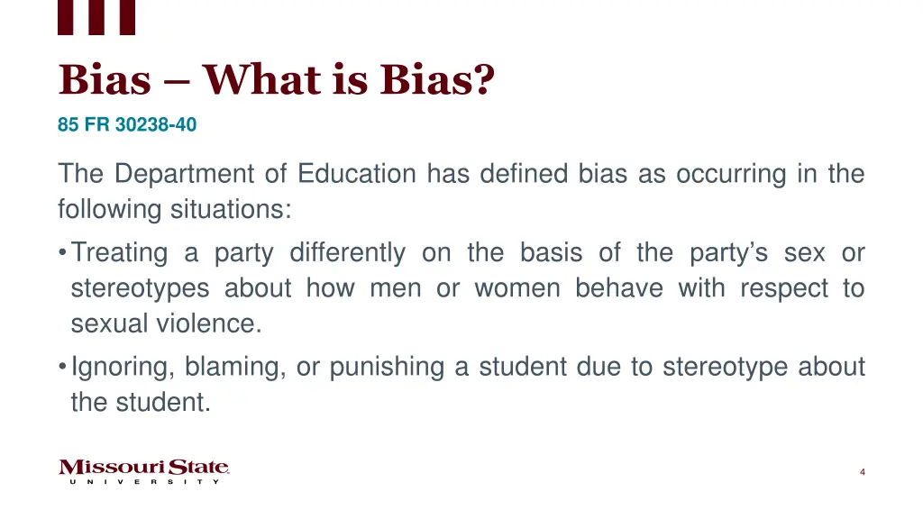 bias what is bias