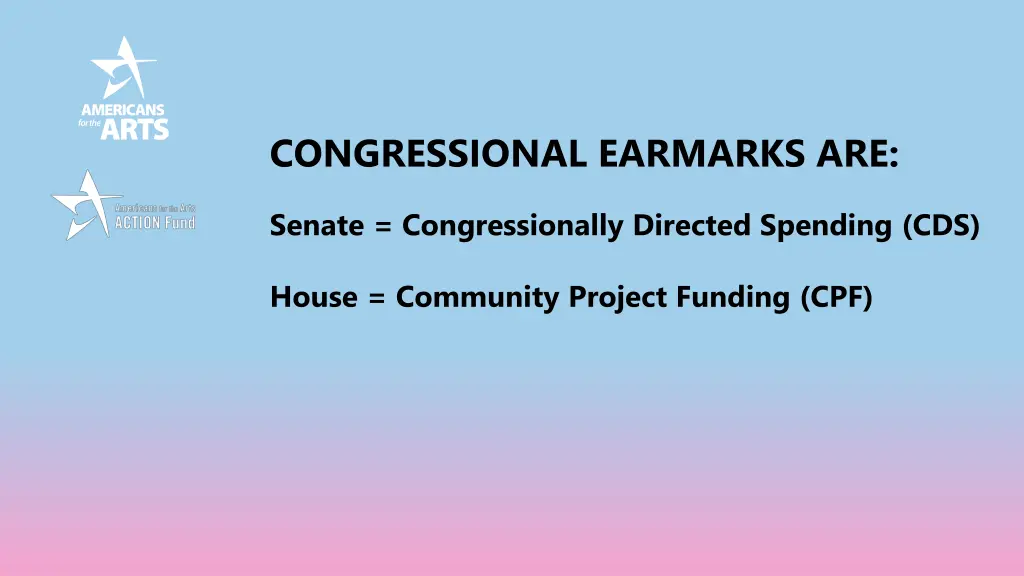 congressional earmarks are