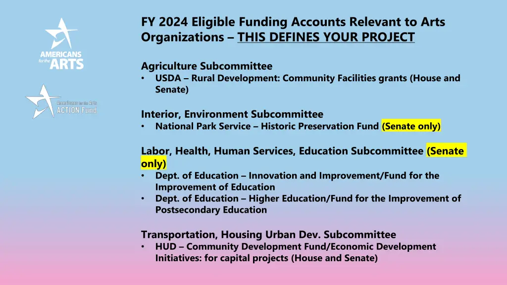 fy 2024 eligible funding accounts relevant