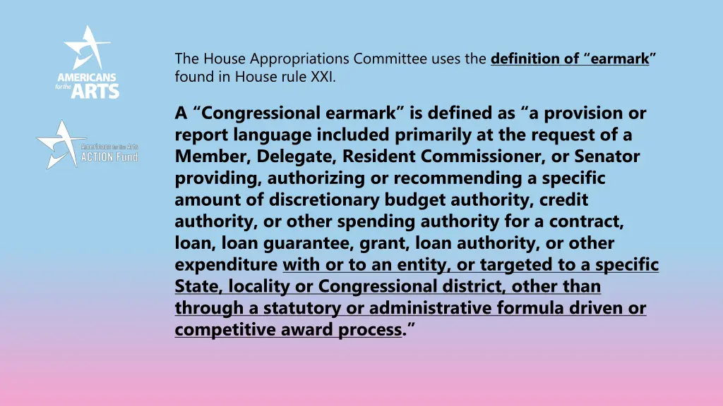 the house appropriations committee uses