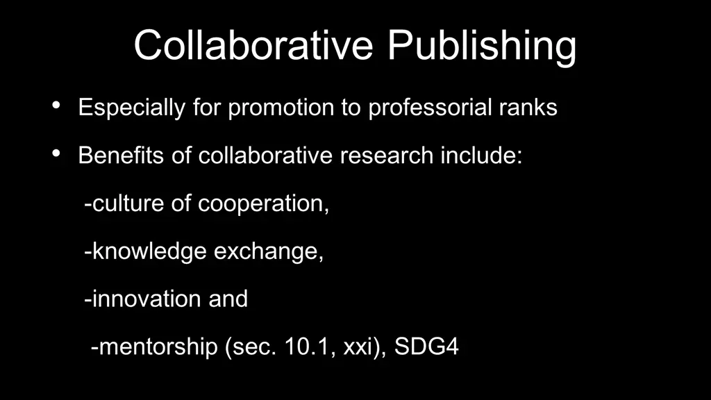 collaborative publishing