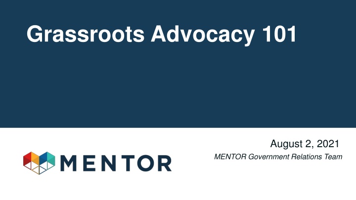 grassroots advocacy 101