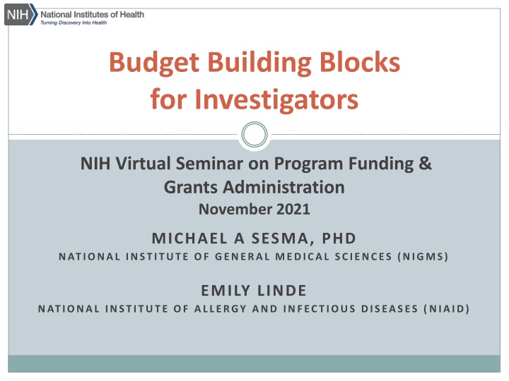 national institutes of health nih turning