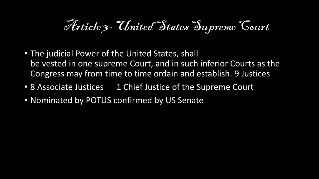 article 3 united states supreme court