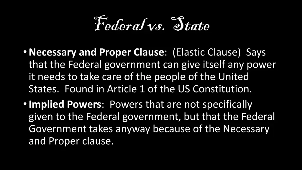 federal vs state 1