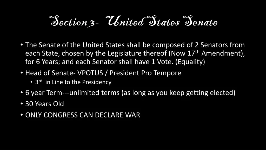 section 3 united states senate