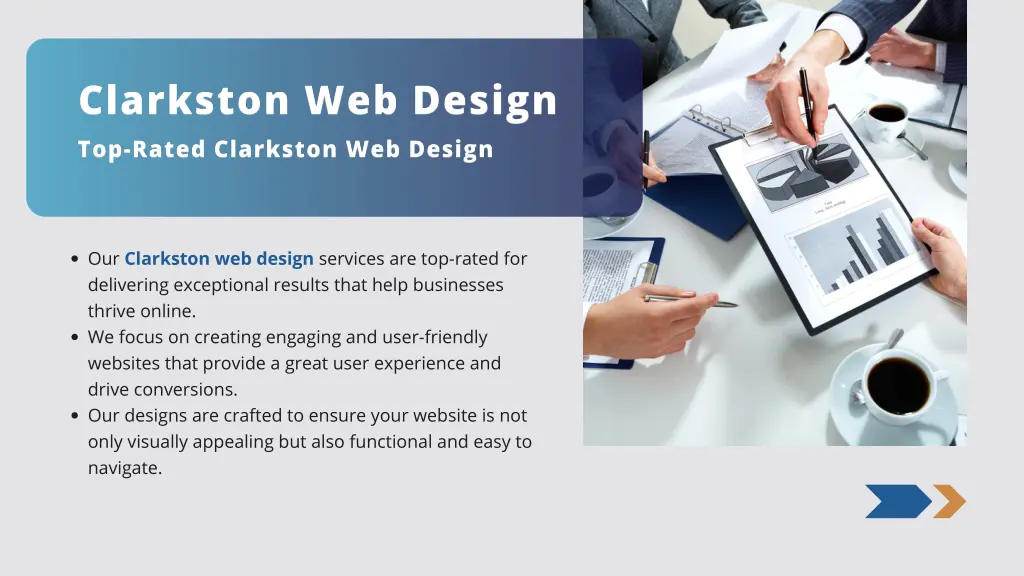 our clarkston web design services are top rated