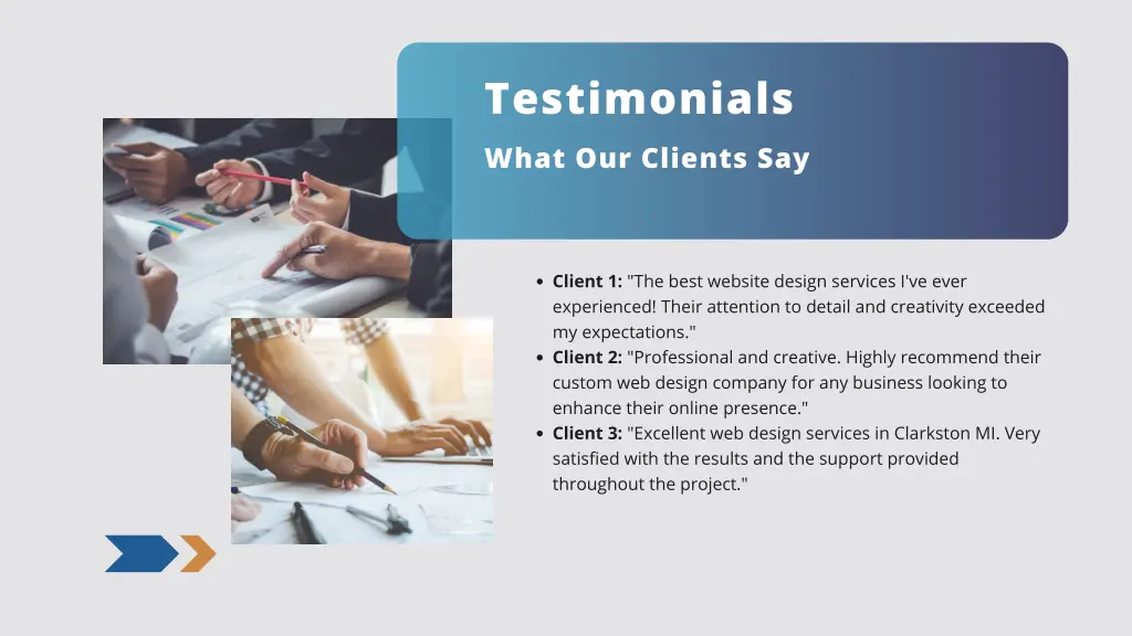 testimonials what our clients say