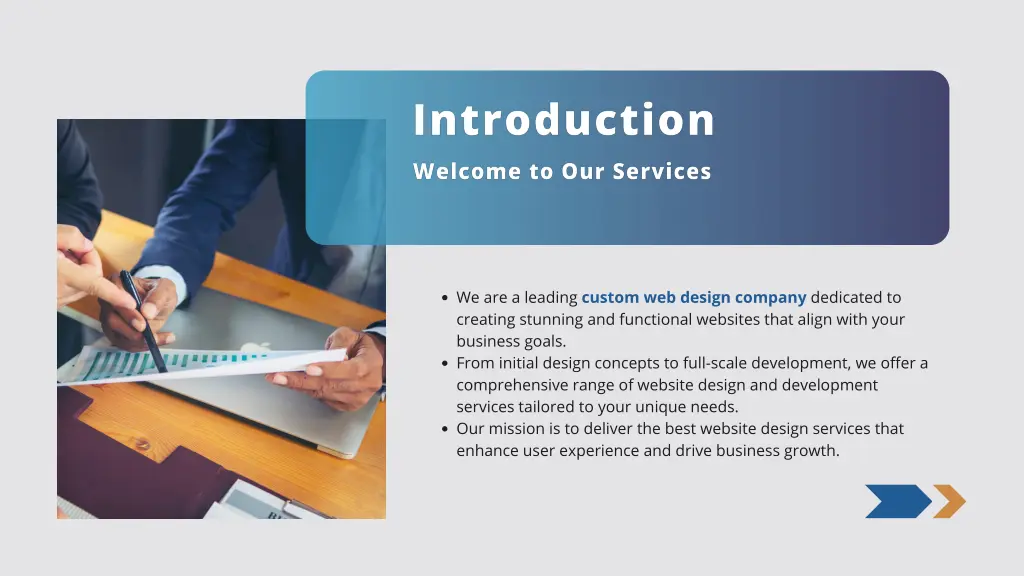 we are a leading custom web design company