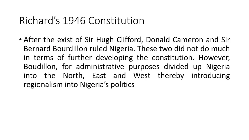 richard s 1946 constitution