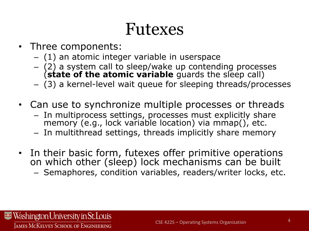 futexes