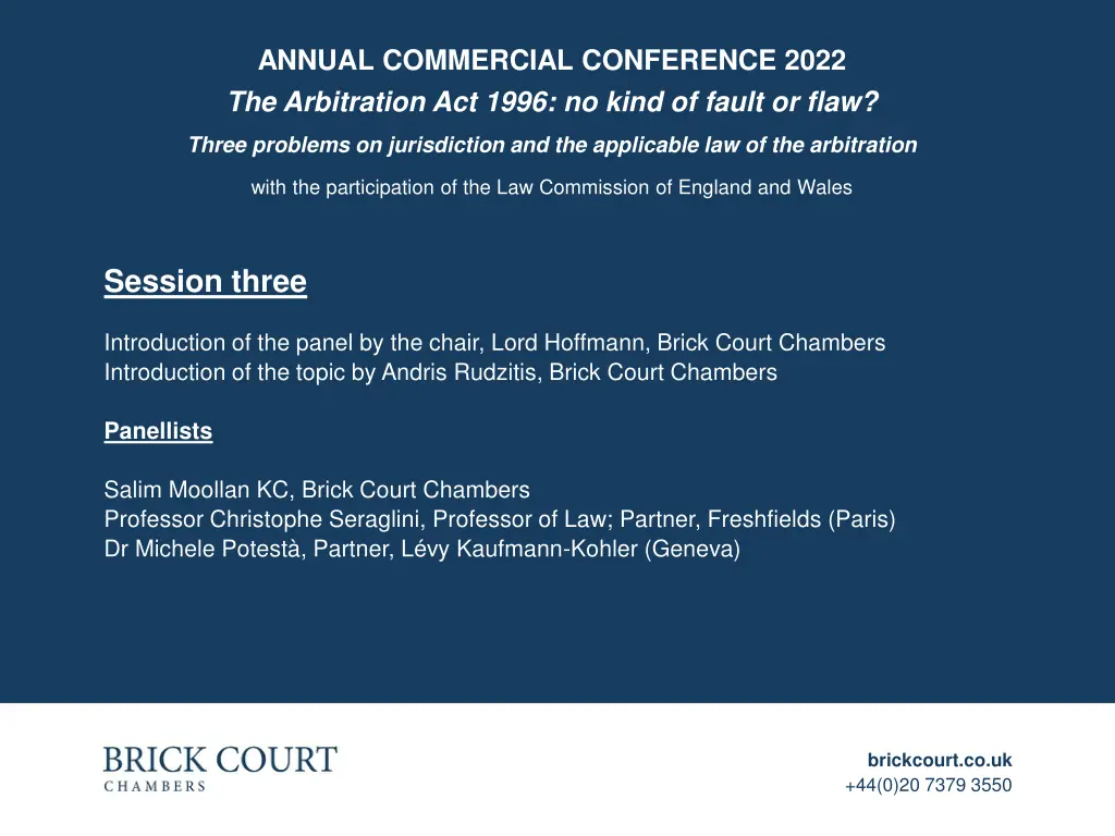 annual commercial conference 2022 the arbitration 4