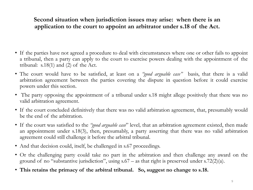 second situation when jurisdiction issues