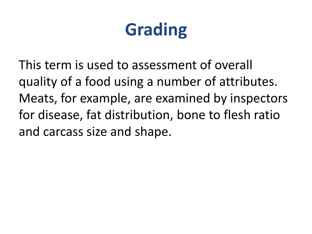 grading