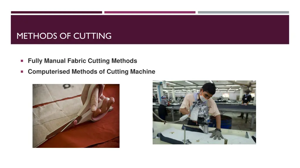 methods of cutting