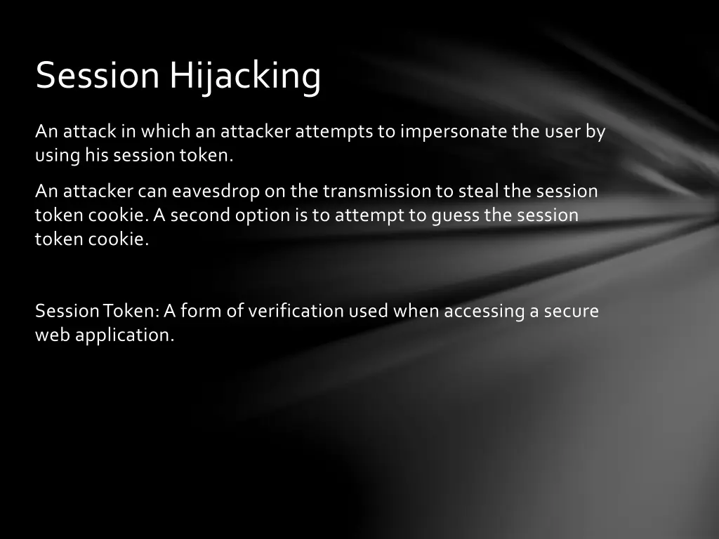 session hijacking