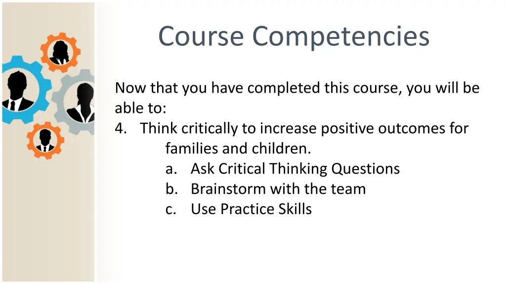 course competencies 4