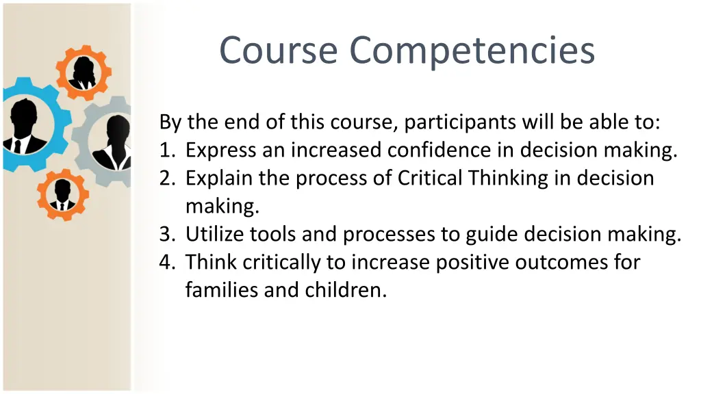 course competencies