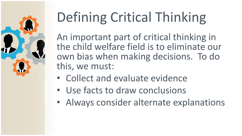 defining critical thinking 1