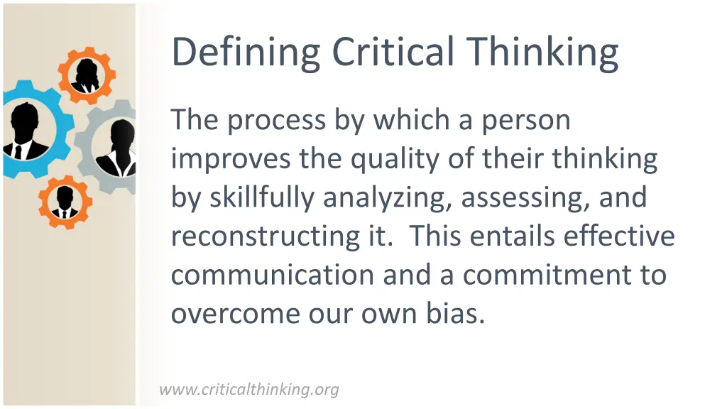 defining critical thinking