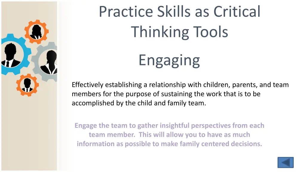 practice skills as critical thinking tools 1