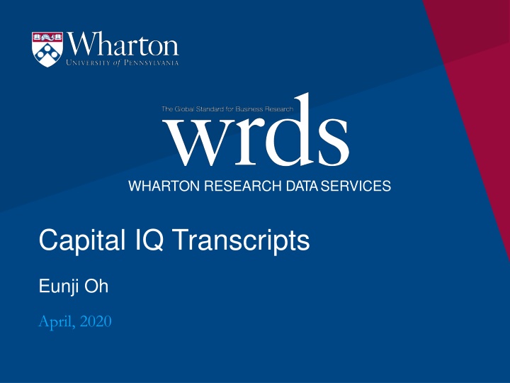 wharton research dataservices