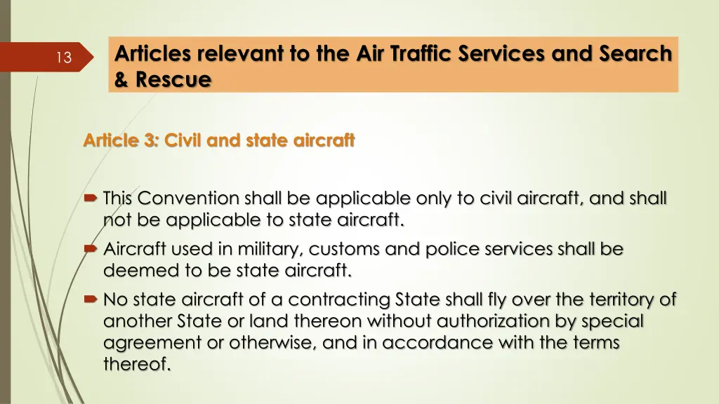 articles relevant to the air traffic services